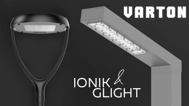 Светильники IONIK и GLIGHT от VARTON: современное и экологичное освещение для городских и парковых зон