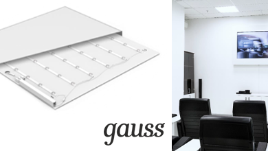 Новинка от Gauss: универсальная LED-панель с матовым рассеивателем