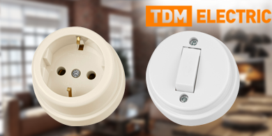 Электроустановочные изделия TDM ELECTRIC серии Ретро: идеальный выбор для интерьеров в стиле лофт и винтаж