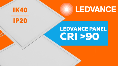 Новая светодиодная панель LEDVANCE PANEL CRI90 с повышенной цветопередачей