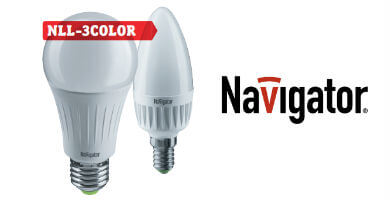 Светодиодные лампы Navigator NLL-3COLOR 