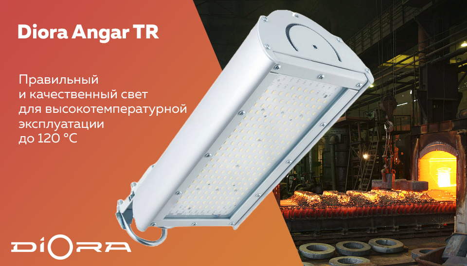 Diora Angar TR120 светильник для работы при высоких температурах до 120 °С