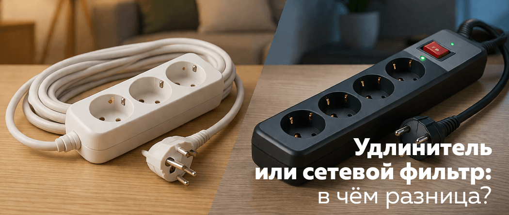 Удлинитель или сетевой фильтр в чём разница Удлинитель или сетевой фильтр в чём разница