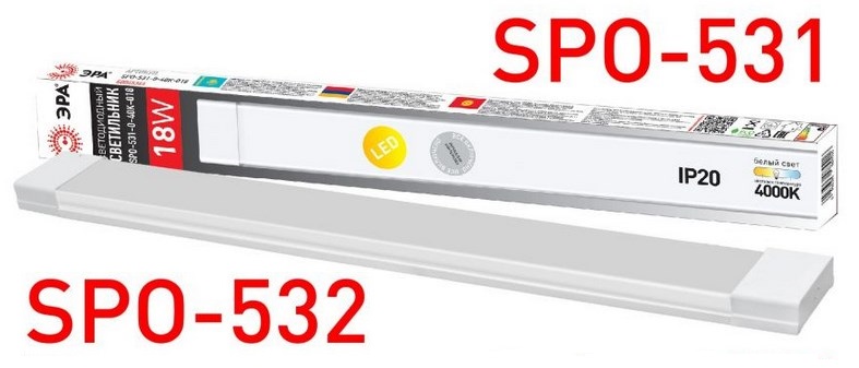 Cветильники SPO-531/532 от ЭРА